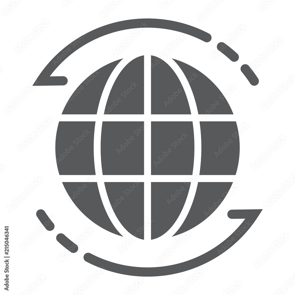 Worldwide glyph icon, globe and world, planet sign, vector graphics, a solid pattern on a white background, eps 10. Worldwide glyph icon, globe and world, planet sign, vector graphics, a solid pattern on a white background, eps 10.