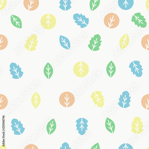 Fototapeta Naklejka Na Ścianę i Meble -  minimalist tropical leaf pattern background