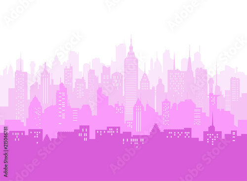 city skyline vector illustration