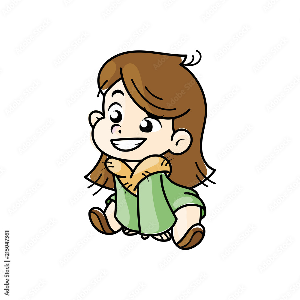 Cutest kid. Illustration isolated on white background. Design element for print, t-shirt, poster, card, banner. Cutest kid. Illustration isolated on white background. Design element for print, t-shirt, poster, card, banner.