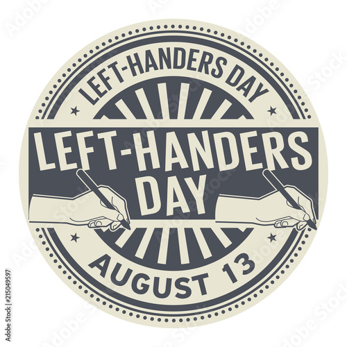 Left-Handers Day, August 13