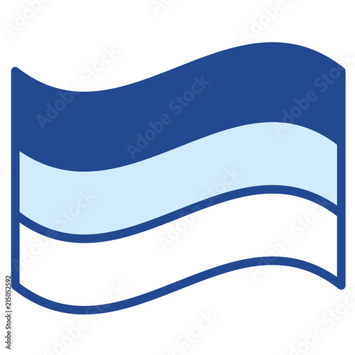 Deutschland Fahne Vector Icon Illustration