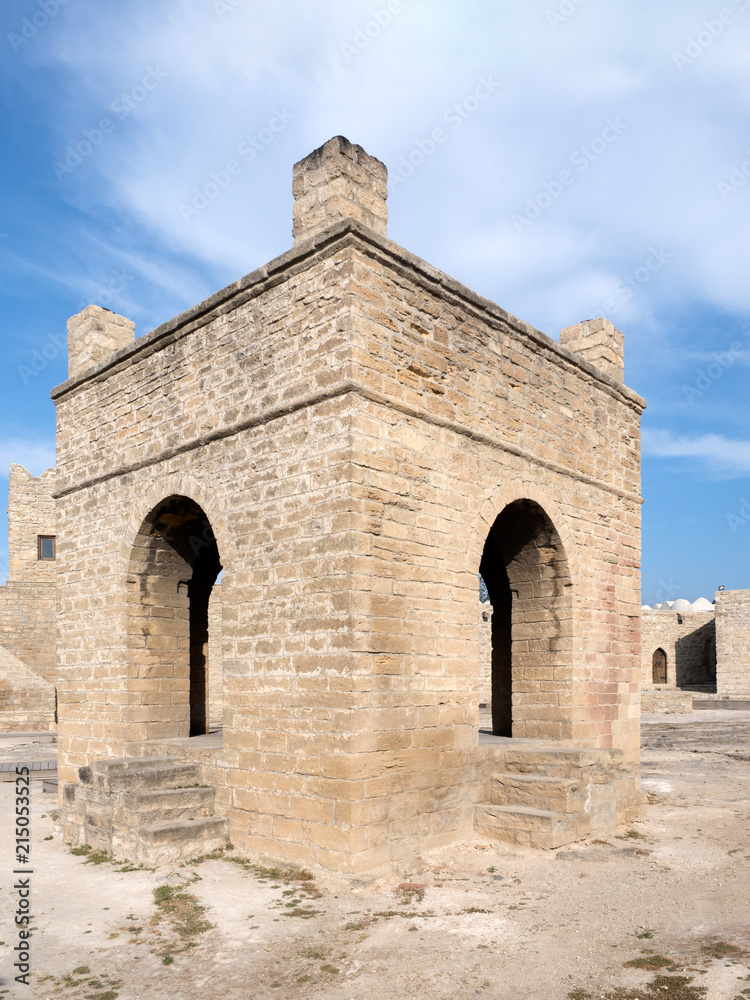 Ancient building of Ateshgah religious complex, Baku, Azerbaijan