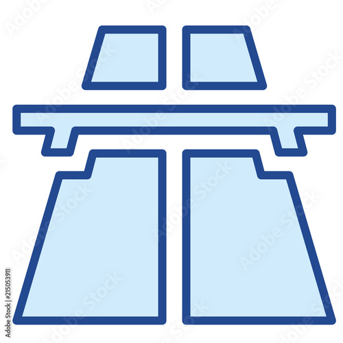 Autobahn Vector Icon Illustration