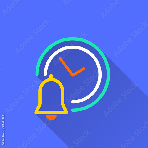 Clock vector icon.