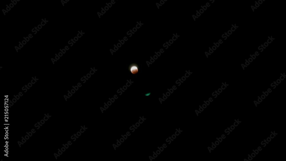 A time lapse of a blood moon A time lapse of a blood moon