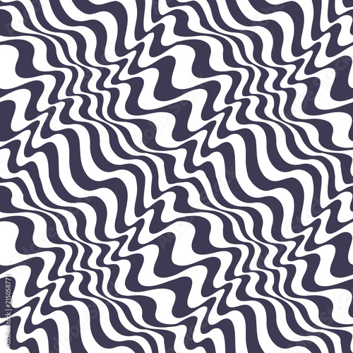 abstract wavy stripes seamless pattern