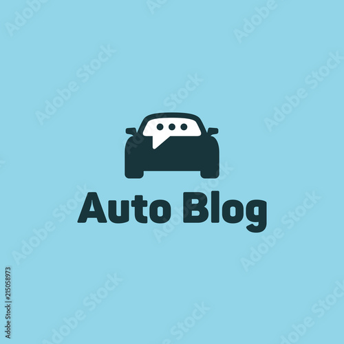 Vector Auto Blog Logo Template