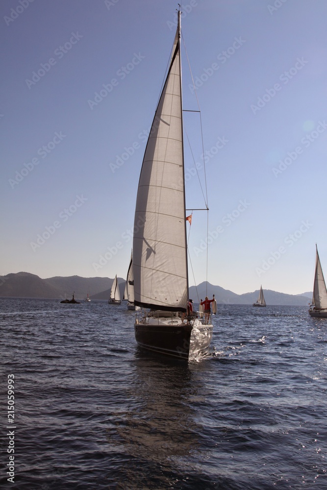 Obraz premium Яхта