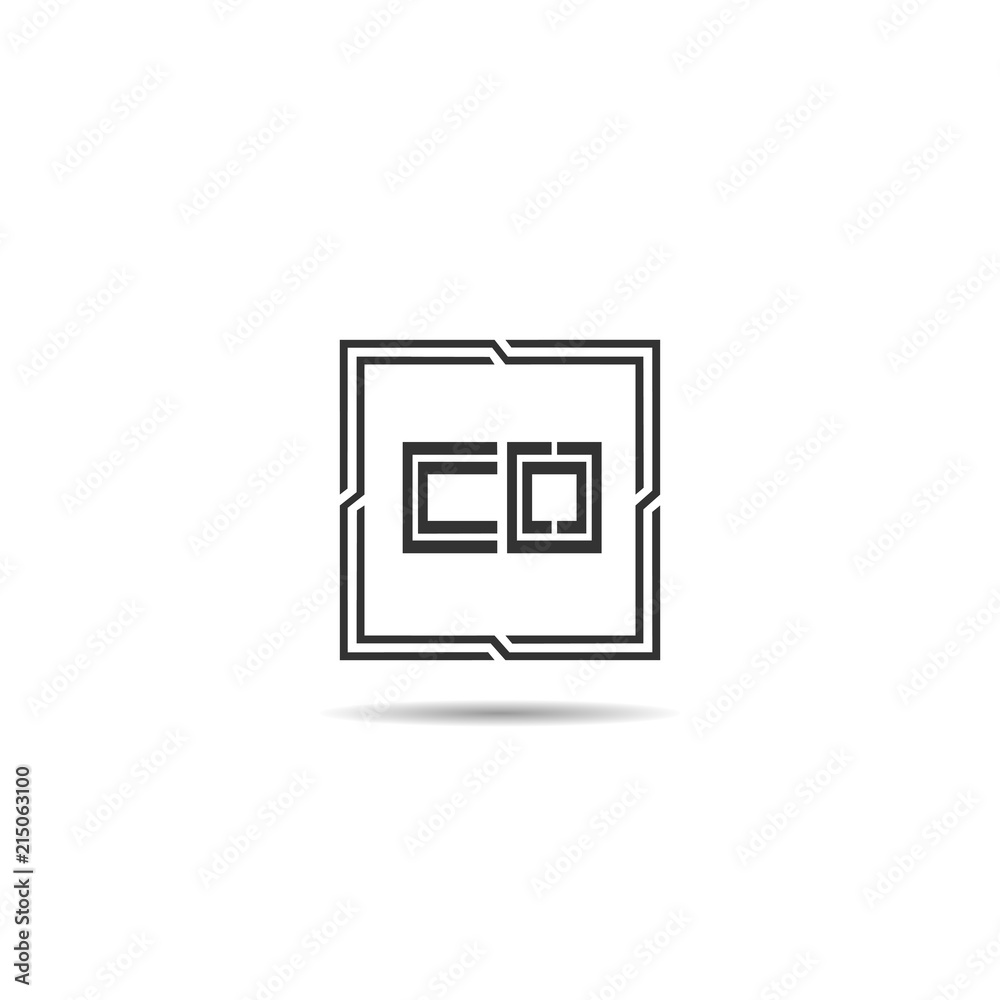 Initial Letter CO Logo Template Design Initial Letter CO Logo Template Design