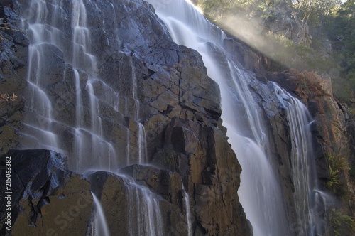Detail of the Mc Kenzie Falls in the Grampians NP Victoria Australia