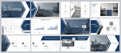 Set, dark blue, black elements of infographics, white background.Themes, presentations.Slide set.Use business presentations, corporate reports, marketing, advertising, anniversaries booklets banners