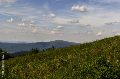 panorama Bieszczady po  oniny