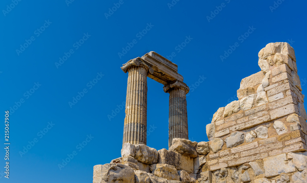 Apollo Temple at Didyma in Didim,Aydin,Turkey.