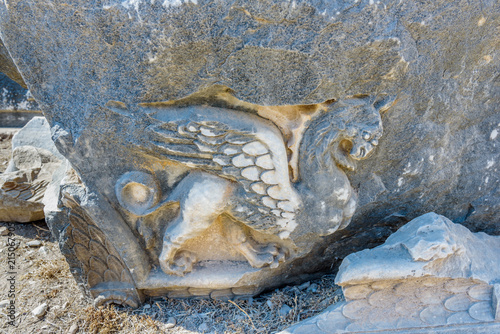 Apollo Temple at Didyma in Didim,Aydin,Turkey. photo