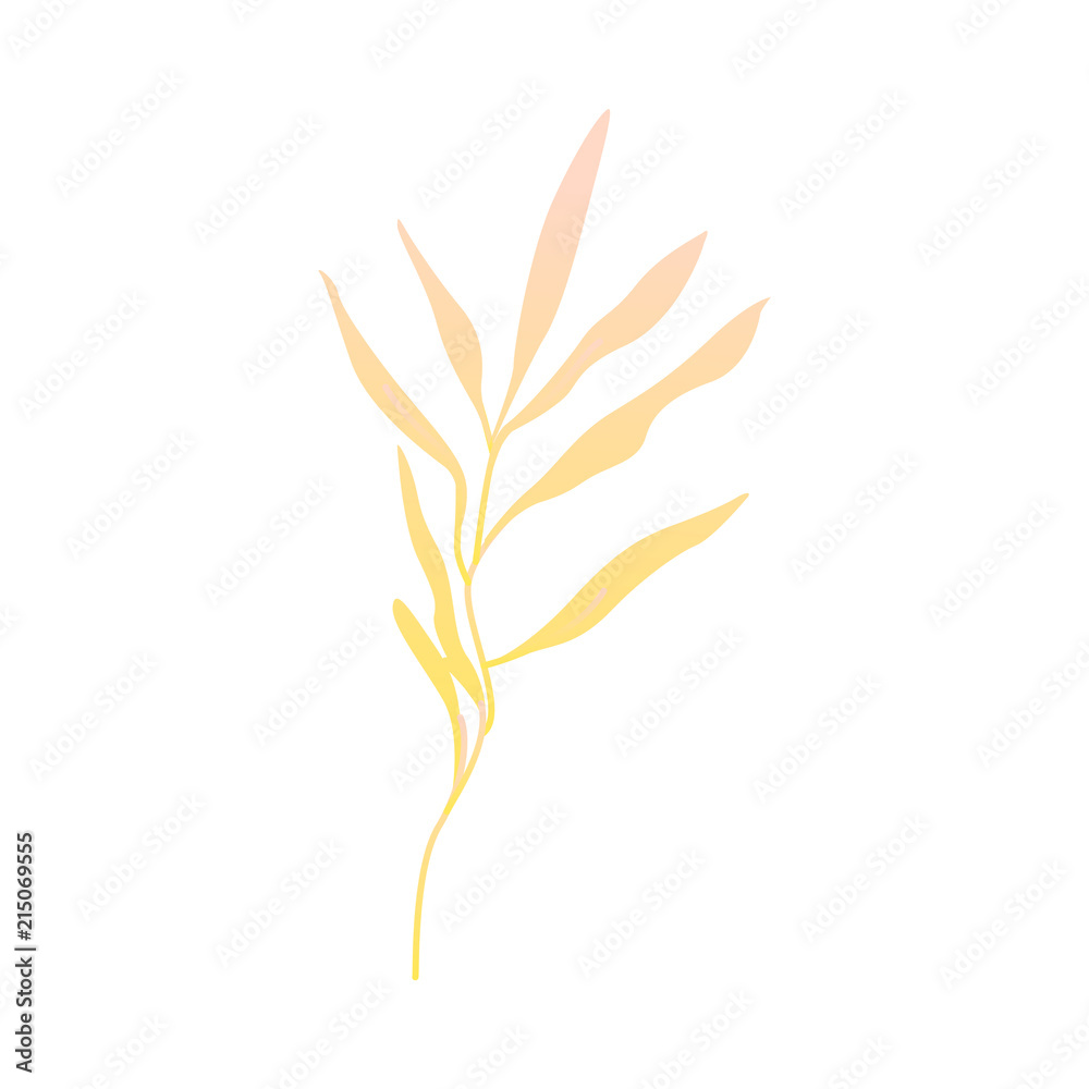 Abstract autumn yellow plant flower icon. Meadow, garden romantic wedding invitation card, autumnal seasonal holiday, harvest decoration element. Floral vector illustration isolated Abstract autumn yellow plant flower icon. Meadow, garden romantic wedding invitation card, autumnal seasonal holiday, harvest decoration element. Floral vector illustration isolated