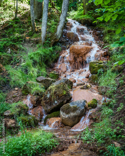 Fotografie David's Mill Waterfall in Gauja national park