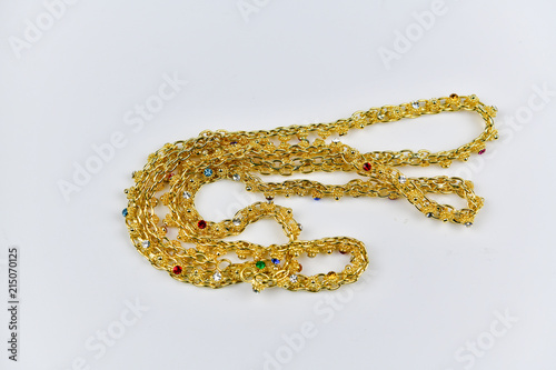 Supplies for jewelry of gold.