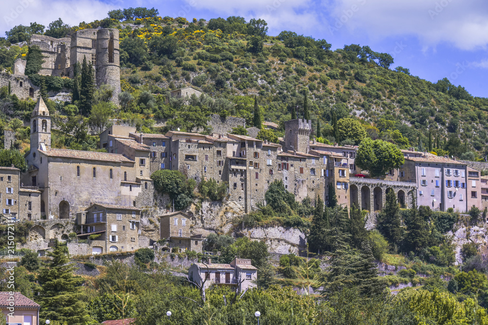 Montbrun-les-Bains, Provence, France, Drôme department, region Auvergne-Rhône-Alpes, member of Les Plus Beaux Villages de France, most beautiful villages of France