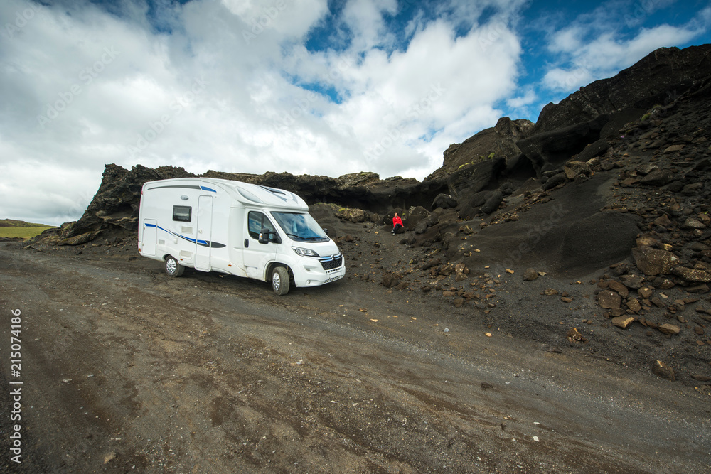 Travel in Iceland with motorhome