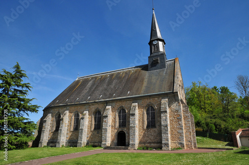 Villiers le Morhier, France - may 6 2016 : Saint Etienne church photo