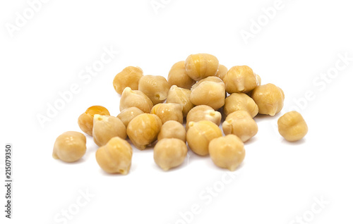 white beans isolated