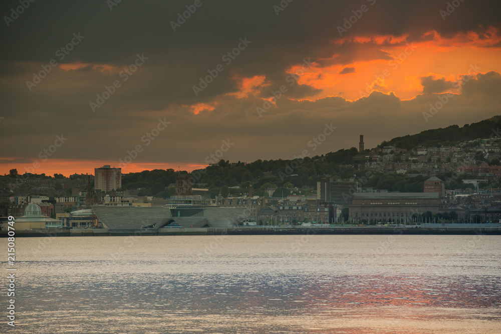 Sunset over Dundee