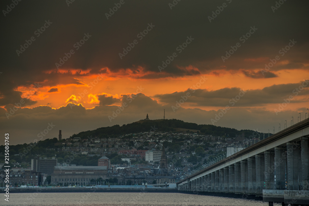 Sunset over Dundee Sunset over Dundee