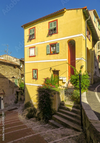 Menton - View of buildings in the old town © Venka