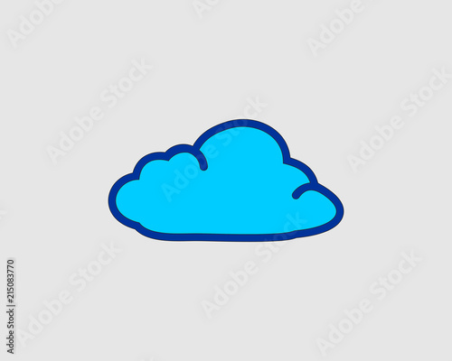 Cloud vector icon