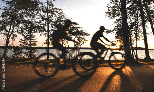 Biking Sunset
