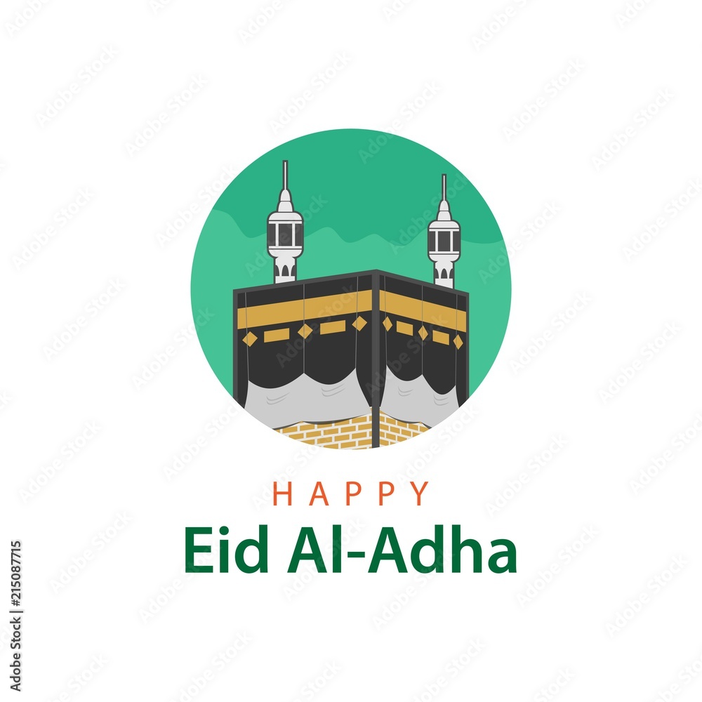 Happy Eid Al Adha Vector Template Design Illustration Happy Eid Al Adha Vector Template Design Illustration