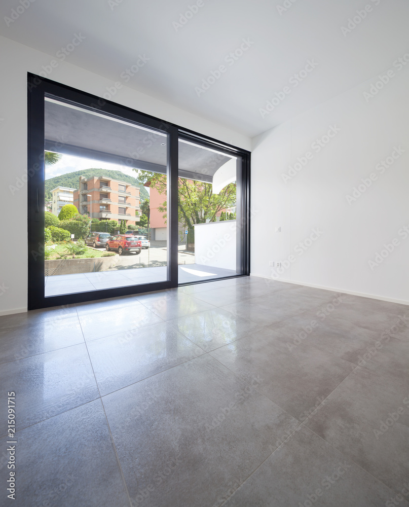 Obraz premium Apartment in the building in the city, interior