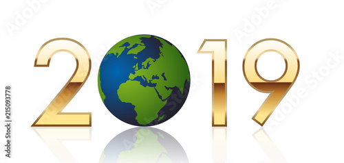 2019 - terre - environnement - carte de vœux - climat - réchauffement climatique - Europe