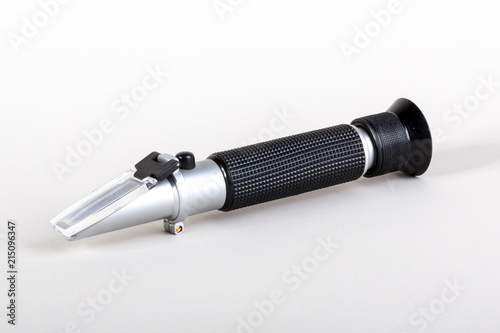 Closeup of a refractometer photo