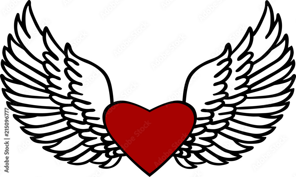 Wings & Heart Classic Design Wings & Heart Classic Design
