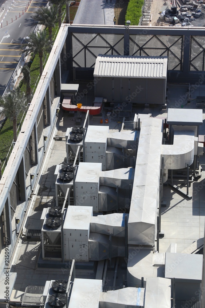 Obraz premium Air conditioning ducts