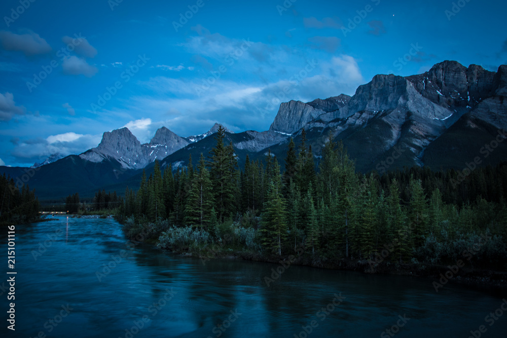 Canmore River Dusk