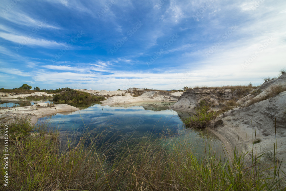 Kaolin Lake, Belitung Island, Indonesia