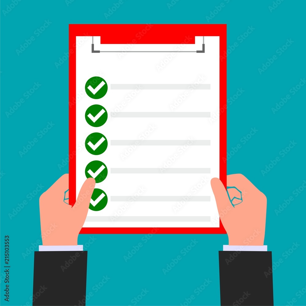Report file in the hand, Simple Vector illustration Report file in the hand, Simple Vector illustration