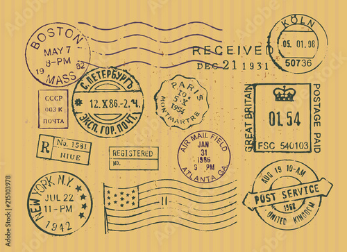 postage stamps collection