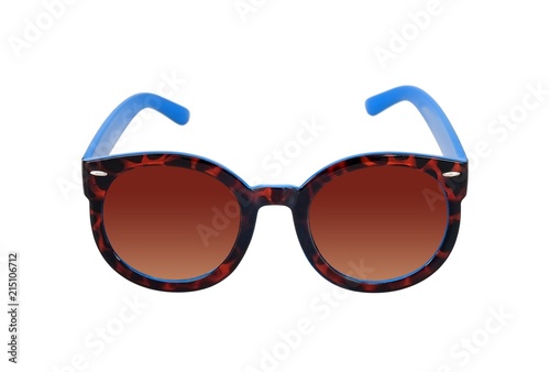 Sunglasses isolated on white background for applying on a portrait