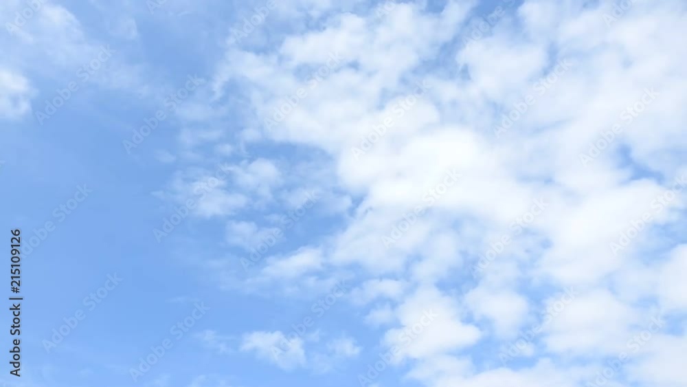爽やかな空。タイムラプス動画