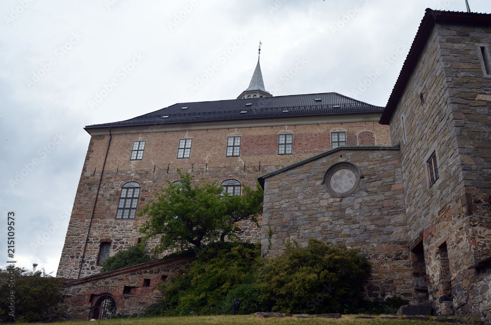 Akershus Fortress is a medieval fortress that was built to protect Oslo
