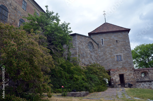 Akershus Fortress is a medieval fortress that was built to protect Oslo 