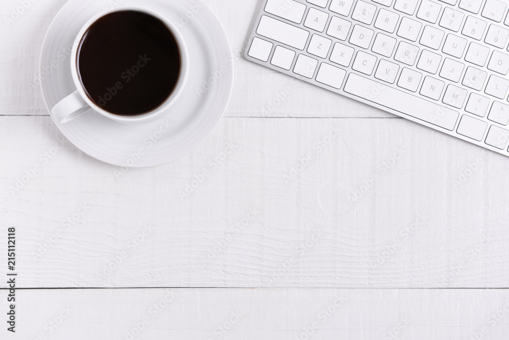 Minimally styled home office desk Minimally styled home office desk