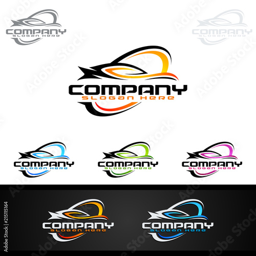 Auto Car Logo for Sport Cars, Rent, wash or Mechanic