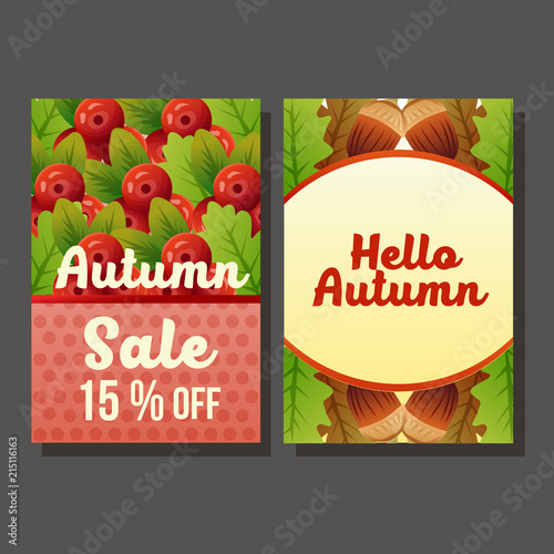 two hello autumn sale with canary