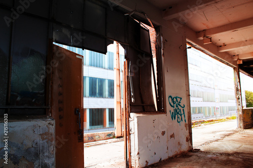 Door in abandoned Building