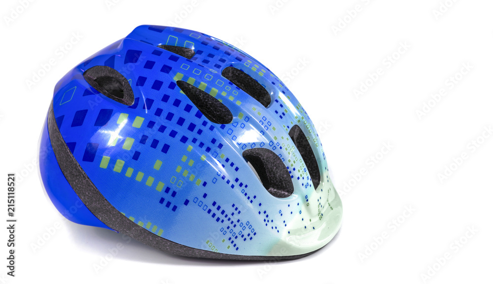 Fototapeta premium child helmet on a white background